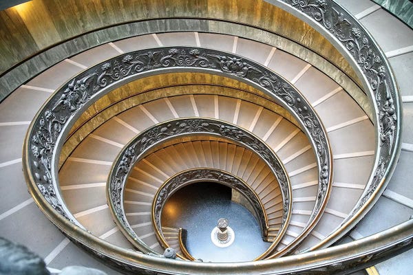 Lazio: Vatican Staircase by Susan Vizvary