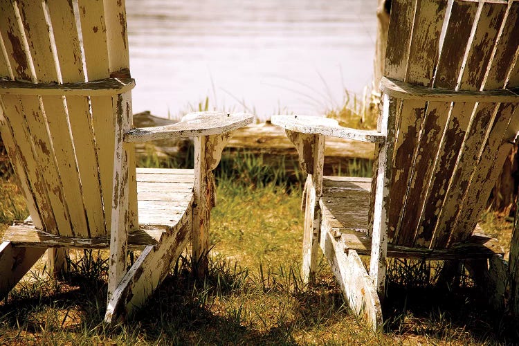 Weathered Adirondacks