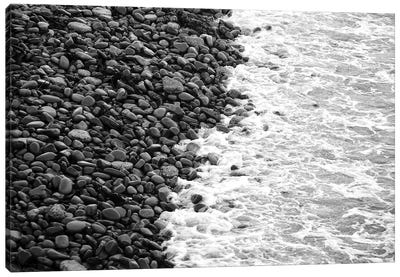 Yin and Yang, Rocks And Water Canvas Art Print - Rocky Beach Art
