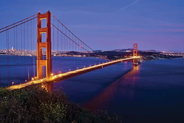 Susan Vizvary: Golden Gate Sunset by Susan Vizvary