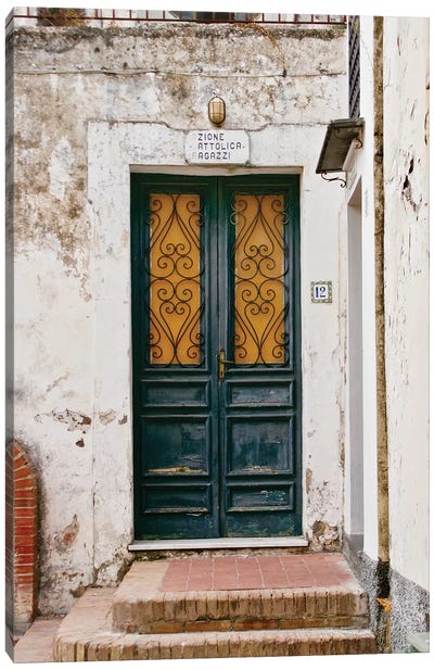 Italian Door No 12 Canvas Art Print - Susan Vizvary