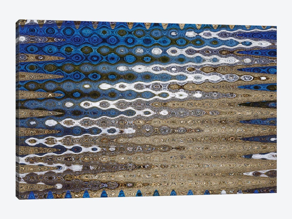 Beach Stripes, Wavy II by Susan Vizvary 1-piece Canvas Art