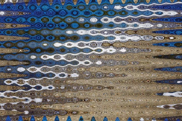 Susan Vizvary: Beach Stripes, Wavy II by Susan Vizvary