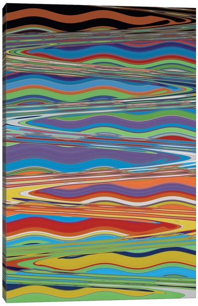 Vertical Carpet XII Canvas Art Print - Psychedelic & Trippy Art