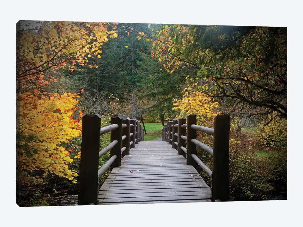 Autumn's Bridge I by Susan Vizvary 1-piece Art Print