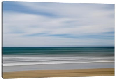 Big Sur Ocean Blur I Canvas Art Print - Coastal & Ocean Abstract Art