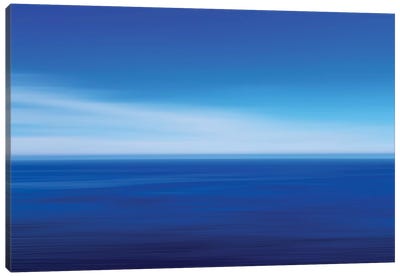 Big Sur Ocean Blur II Canvas Art Print - Sea & Sky
