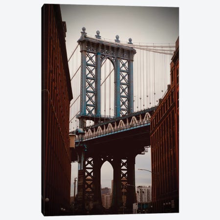 Brooklyn Bridge In Color Canvas Print #SUV176} by Susan Vizvary Canvas Art