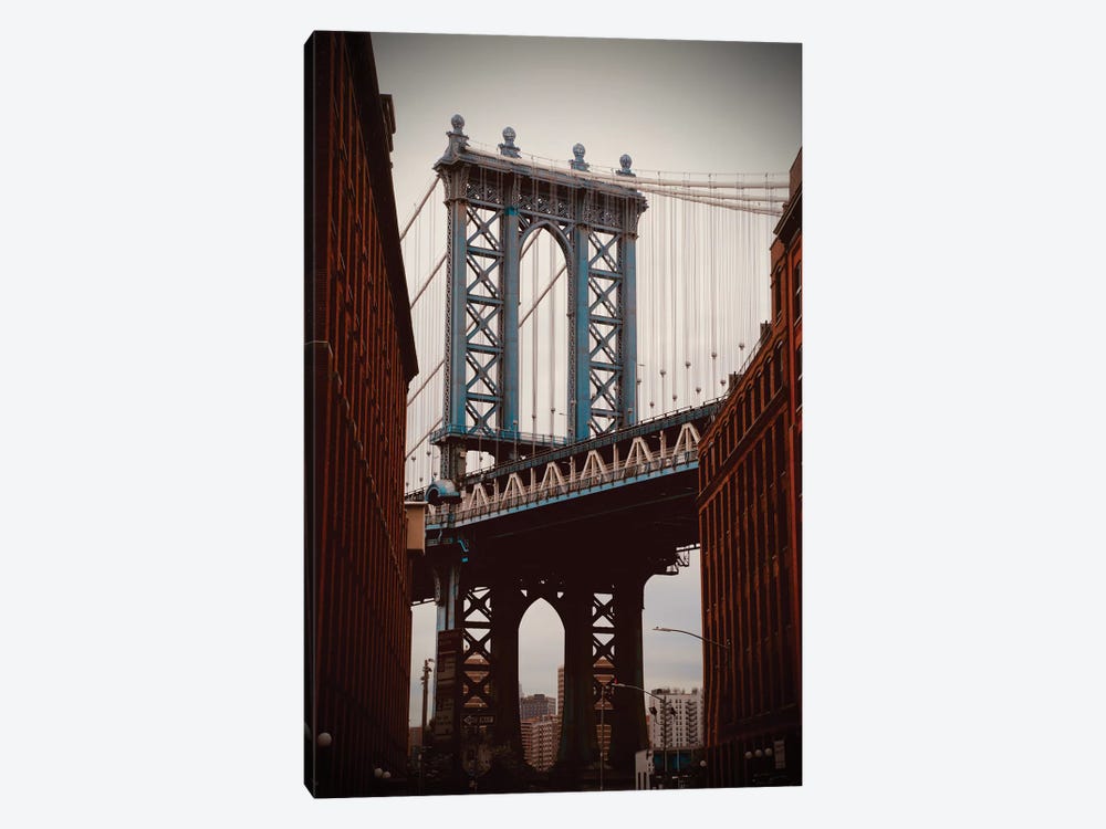 Brooklyn Bridge In Color by Susan Vizvary 1-piece Canvas Artwork