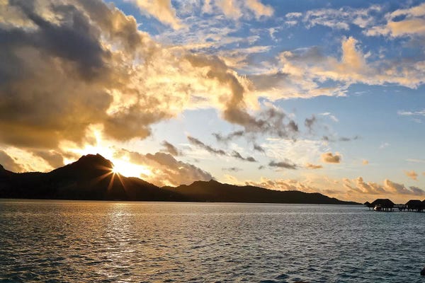 Susan Vizvary: Bora Bora Sunset by Susan Vizvary