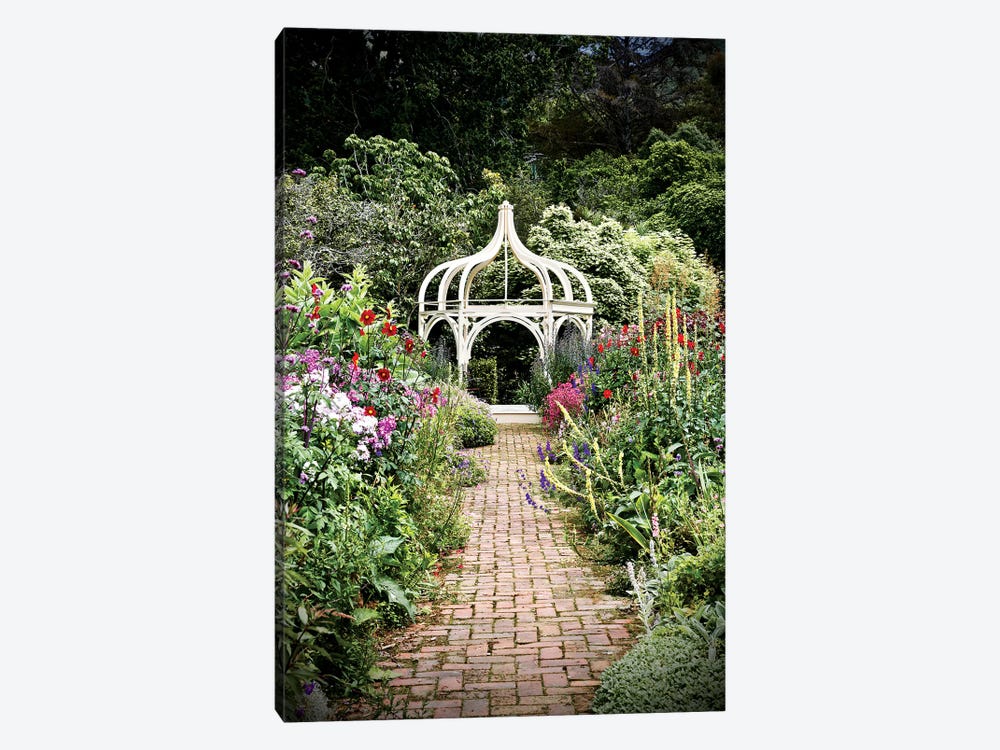 Gazebo In Garden by Susan Vizvary 1-piece Art Print
