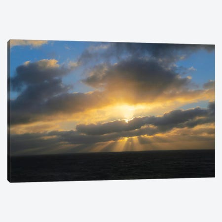 Rays Of A Sunset Canvas Print #SUV228} by Susan Vizvary Art Print