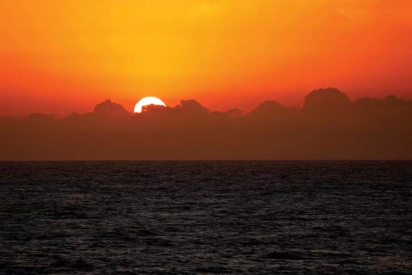 Susan Vizvary: Sunset Through The Clouds by Susan Vizvary