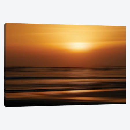 Blurred Sunset Canvas Print #SUV233} by Susan Vizvary Canvas Artwork