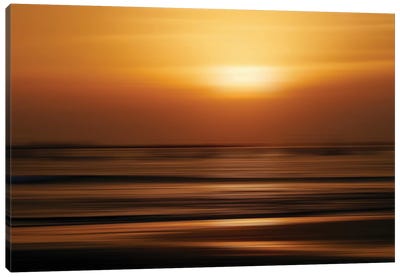 Blurred Sunset Canvas Art Print - Susan Vizvary