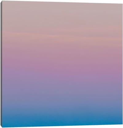 Sunrise I Canvas Art Print - Purple Abstract Art
