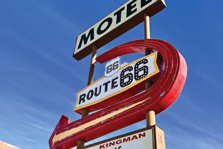 Kingman Motel Route 66 by Susan Vizvary wall art