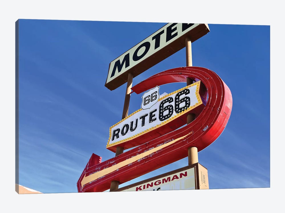 Kingman Motel Route 66 by Susan Vizvary 1-piece Canvas Print