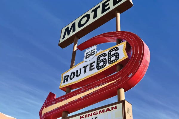 Susan Vizvary: Kingman Motel Route 66 by Susan Vizvary