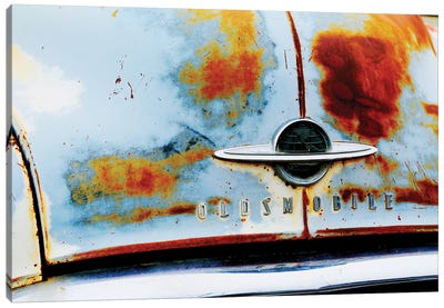 Vintage Oldsmobile Front Canvas Art Print - Cars By Brand