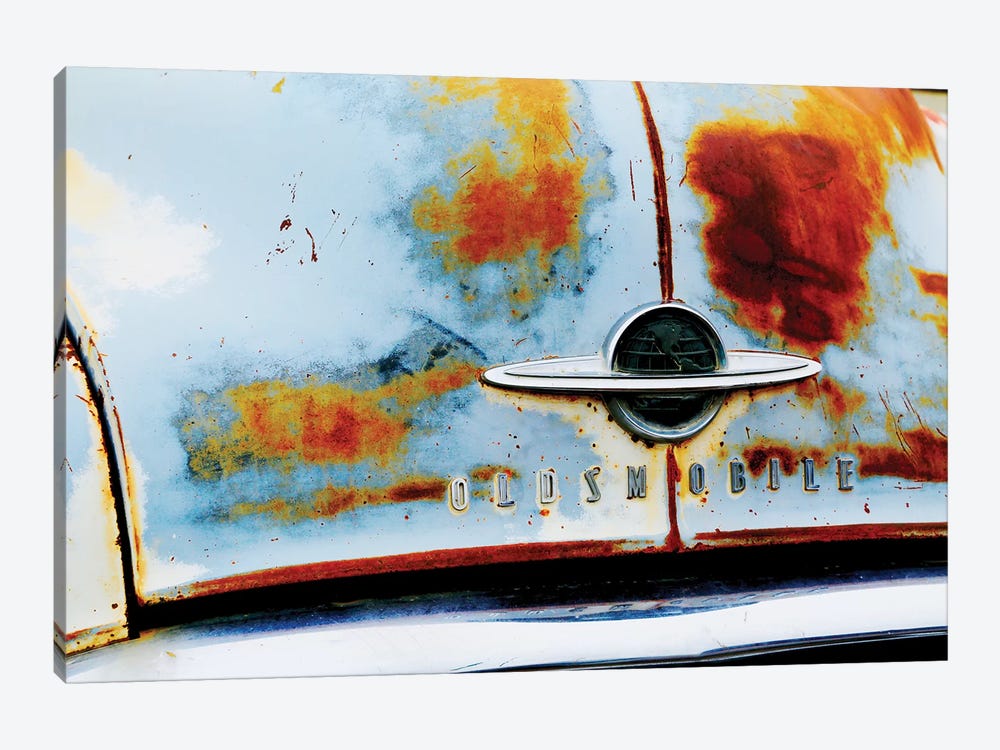 Vintage Oldsmobile Front by Susan Vizvary 1-piece Canvas Art Print