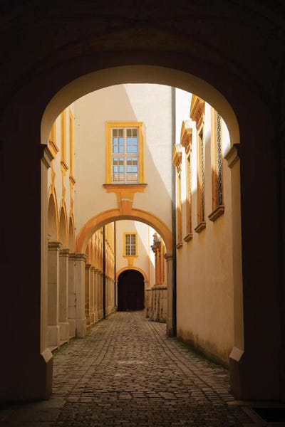 Susan Vizvary: Abbey Hallway by Susan Vizvary
