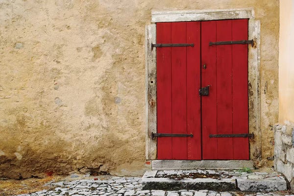 Susan Vizvary: Austrian Red Door by Susan Vizvary