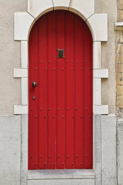 Susan Vizvary: Belgium Red Door by Susan Vizvary