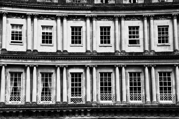 Susan Vizvary: Multiple Windows In Black And White by Susan Vizvary