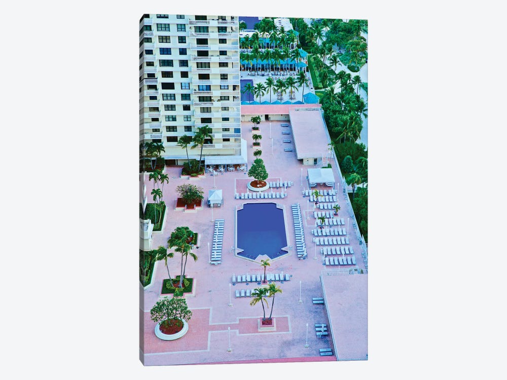 Miami Pool From Above by Susan Vizvary 1-piece Art Print