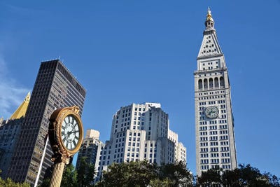 New York Time by Susan Vizvary framed canvas print