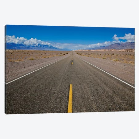 Death Valley Road To Nowhere Canvas Print #SUV320} by Susan Vizvary Canvas Artwork