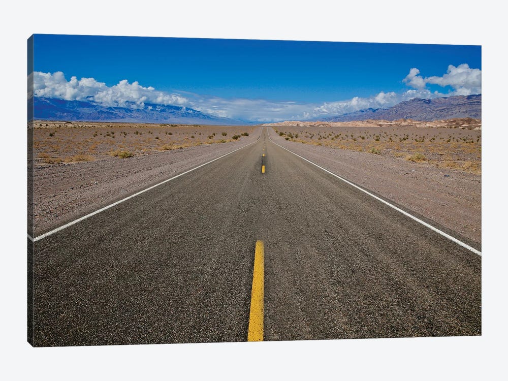 Death Valley Road To Nowhere by Susan Vizvary 1-piece Canvas Wall Art