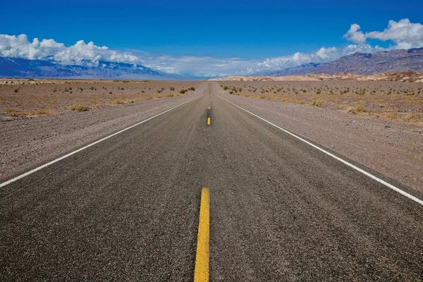 Susan Vizvary: Death Valley Road To Nowhere by Susan Vizvary