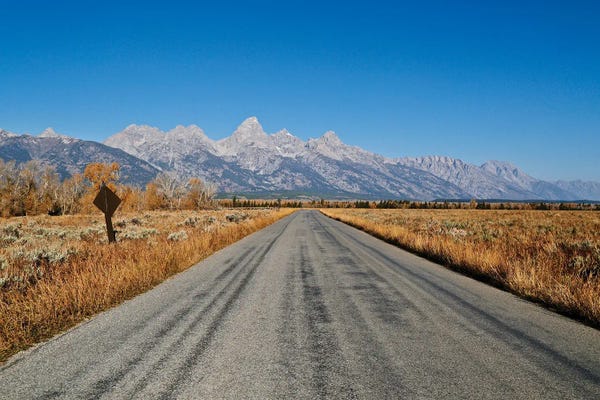 Susan Vizvary: Open Road Tetons by Susan Vizvary