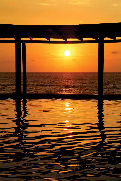 Gazebo Sunset In Mexico