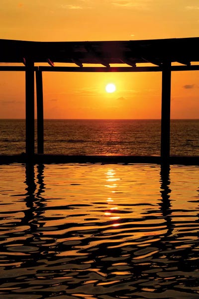 Susan Vizvary: Gazebo Sunset In Mexico by Susan Vizvary