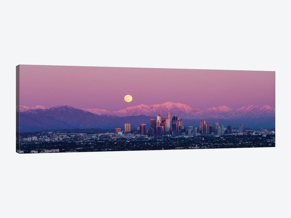 Full Moon Over Los Angeles by Susan Vizvary 1-piece Art Print