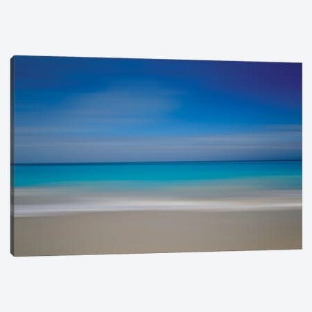 Turks Beach Blur Canvas Print #SUV388} by Susan Vizvary Canvas Art