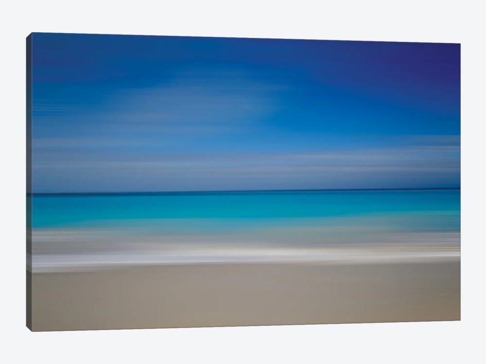 Turks Beach Blur by Susan Vizvary 1-piece Canvas Art