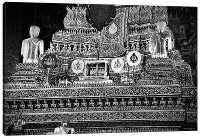Golden Temple Of Thailand Canvas Art Print - Thailand Art