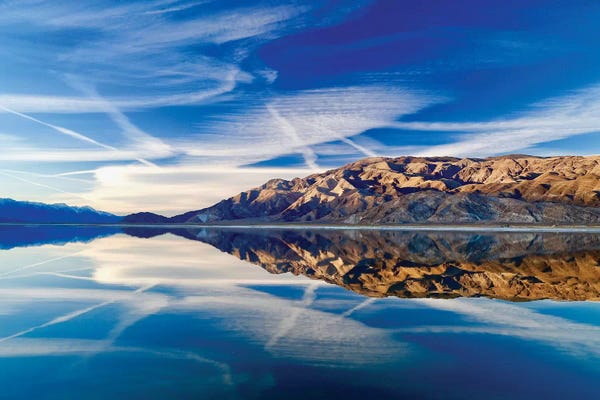 Susan Vizvary: Owens Lake Reflection by Susan Vizvary