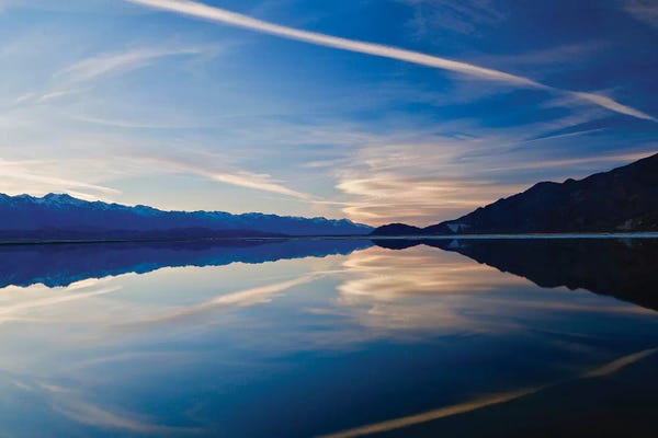 Susan Vizvary: Owens Lake Sunset, Horizontal by Susan Vizvary