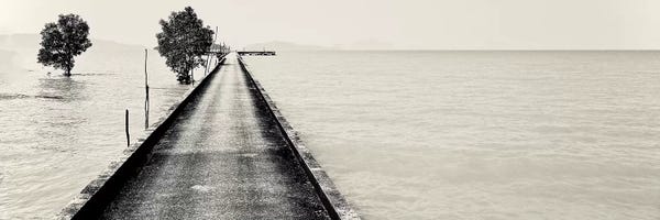 Susan Vizvary: Pier Phuket in Black&White by Susan Vizvary