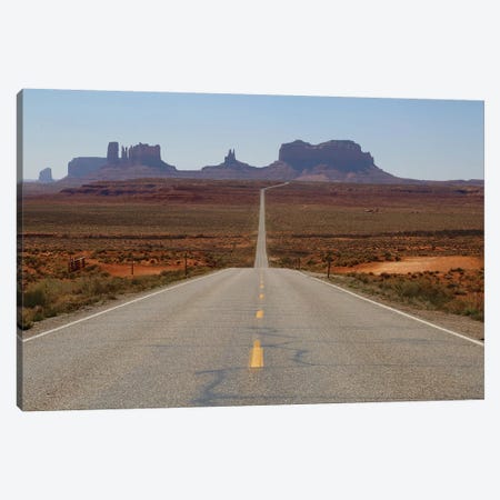 Road To Monument Valley Canvas Print #SUV79} by Susan Vizvary Art Print