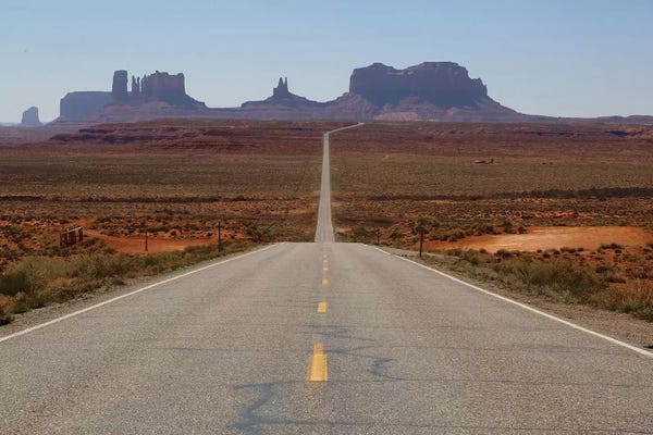 Susan Vizvary: Road To Monument Valley by Susan Vizvary