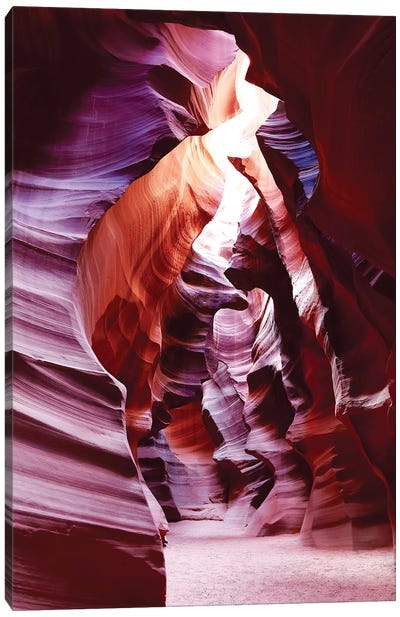 Slot Canyon Layers Canvas Art Print - Abstract Photography