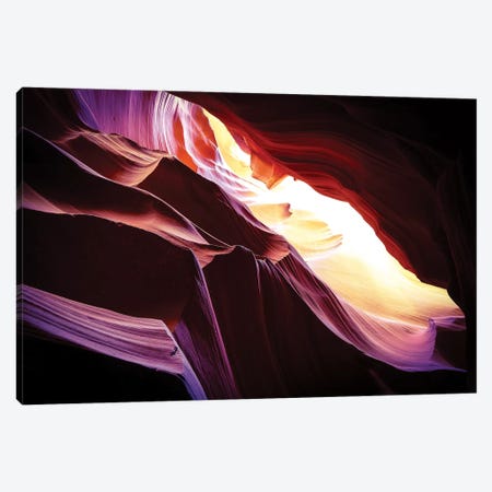 Slot Canyons Ceiling Glow Canvas Print #SUV91} by Susan Vizvary Canvas Print