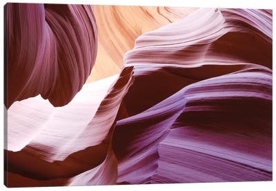 Slot Canyons Face Canvas Art Print - Utah Art