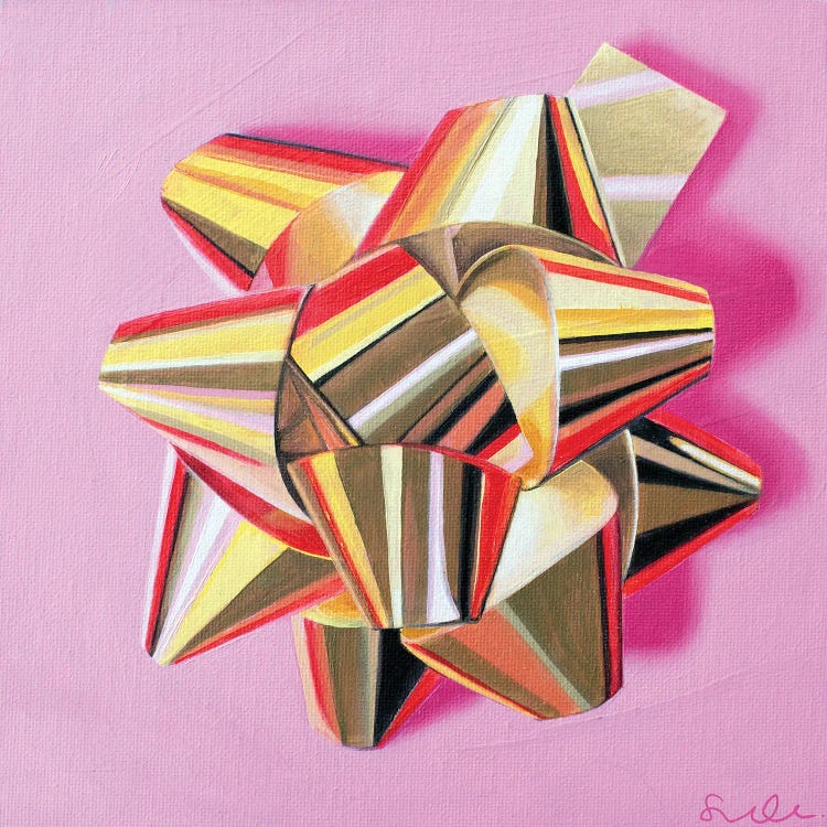 Gold Giftbow by Sarah Underwood wall art